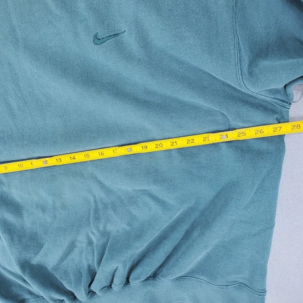 Nike Sweatshirt Men XXL Green Vintage 90s USA Made Embroidered Swoosh Crewneck